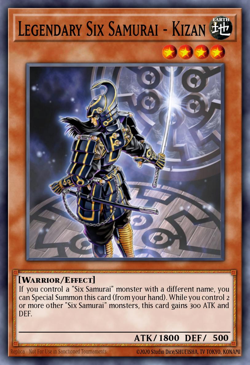 Legendary Six Samurai - Kizan Yu-Gi-Oh card