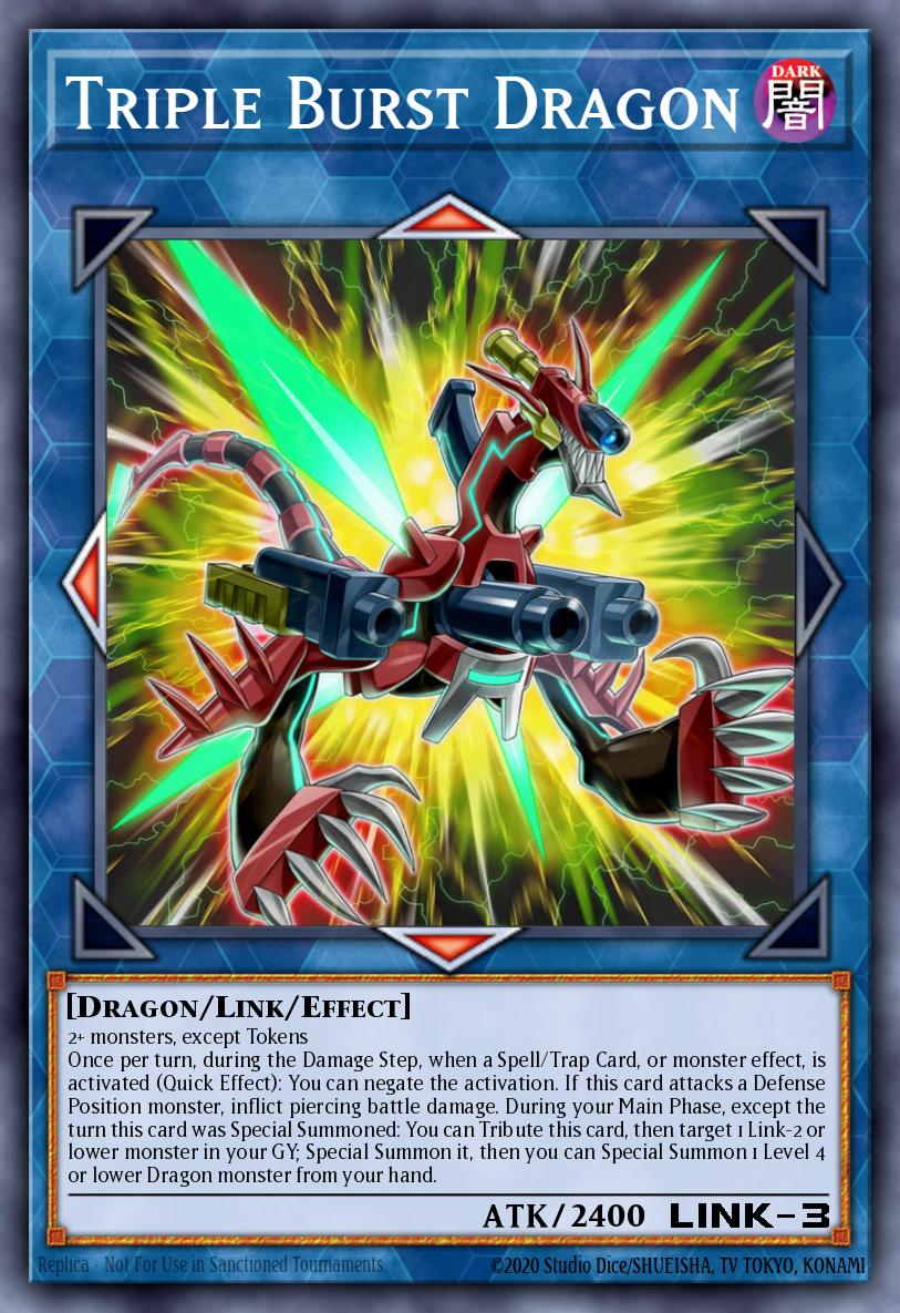 Triple Burst Dragon Yu-Gi-Oh card