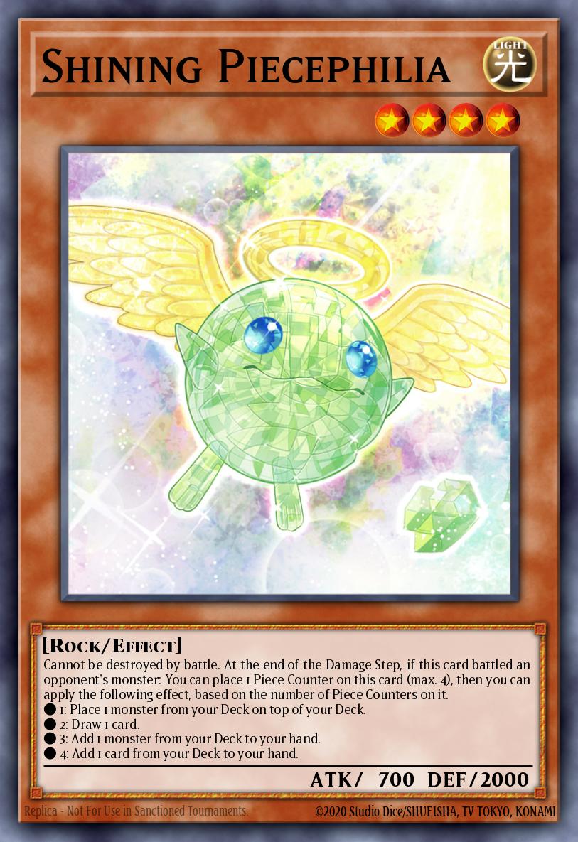 Shining Piecephilia Yu-Gi-Oh card