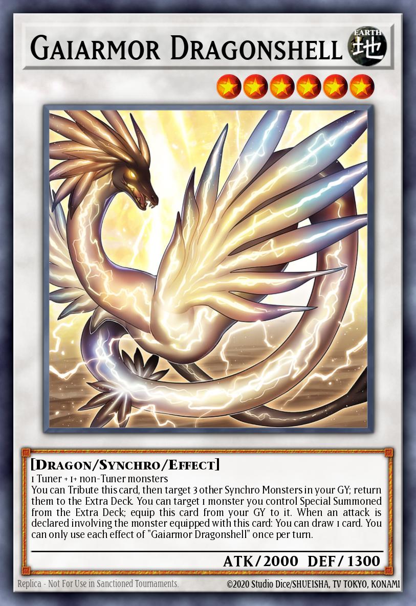 Gaiarmor Dragonshell Yu-Gi-Oh card