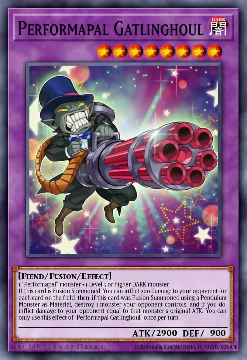 Performapal Gatlinghoul Yu-Gi-Oh card