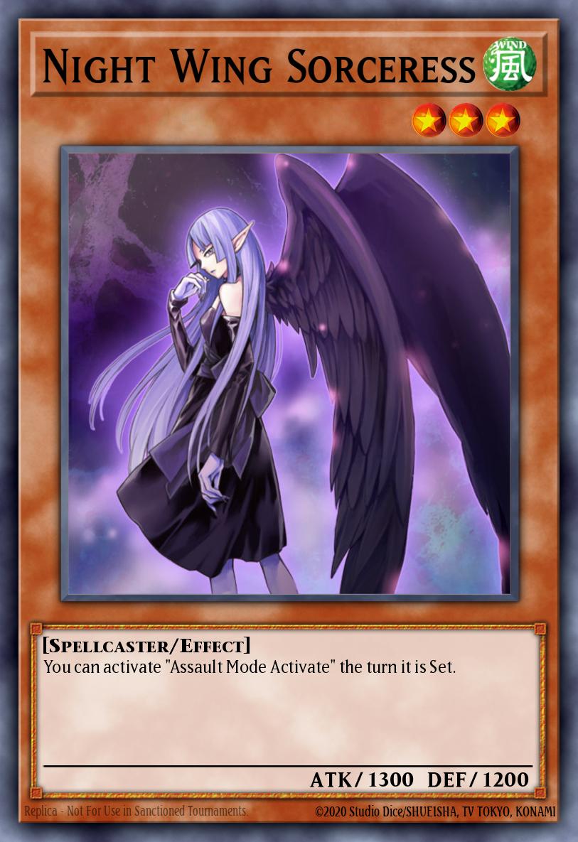 Night Wing Sorceress Yu-Gi-Oh card