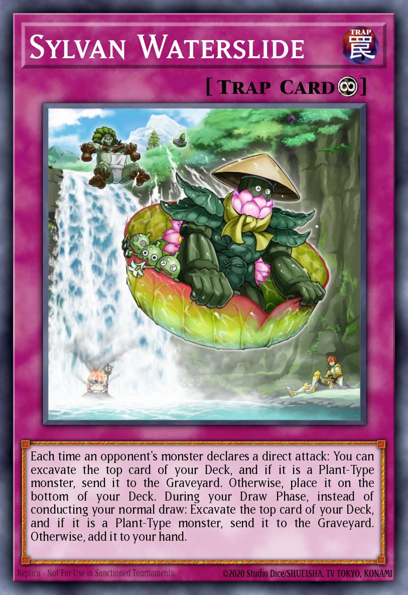 Sylvan Waterslide Yu-Gi-Oh card