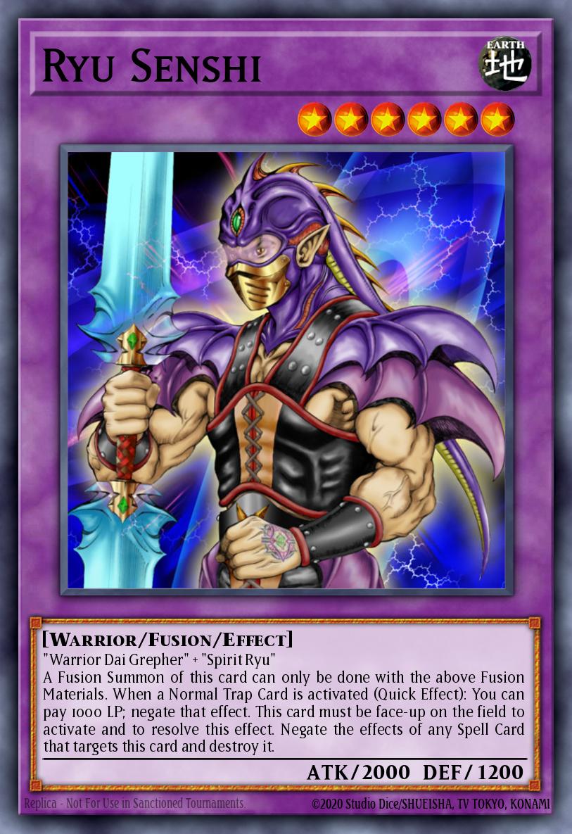 Ryu Senshi Yu-Gi-Oh card