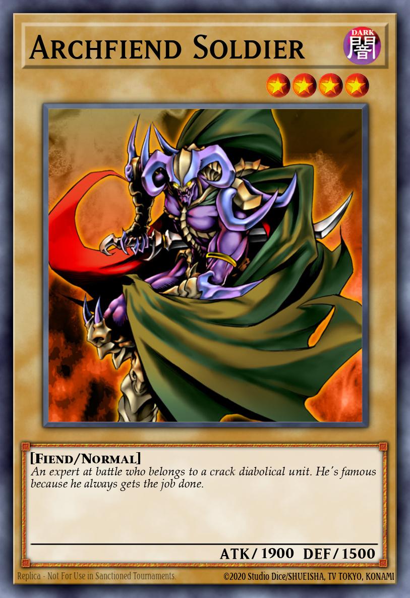 Archfiend Soldier Yu-Gi-Oh card