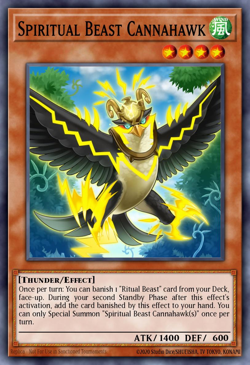 Spiritual Beast Cannahawk Yu-Gi-Oh card
