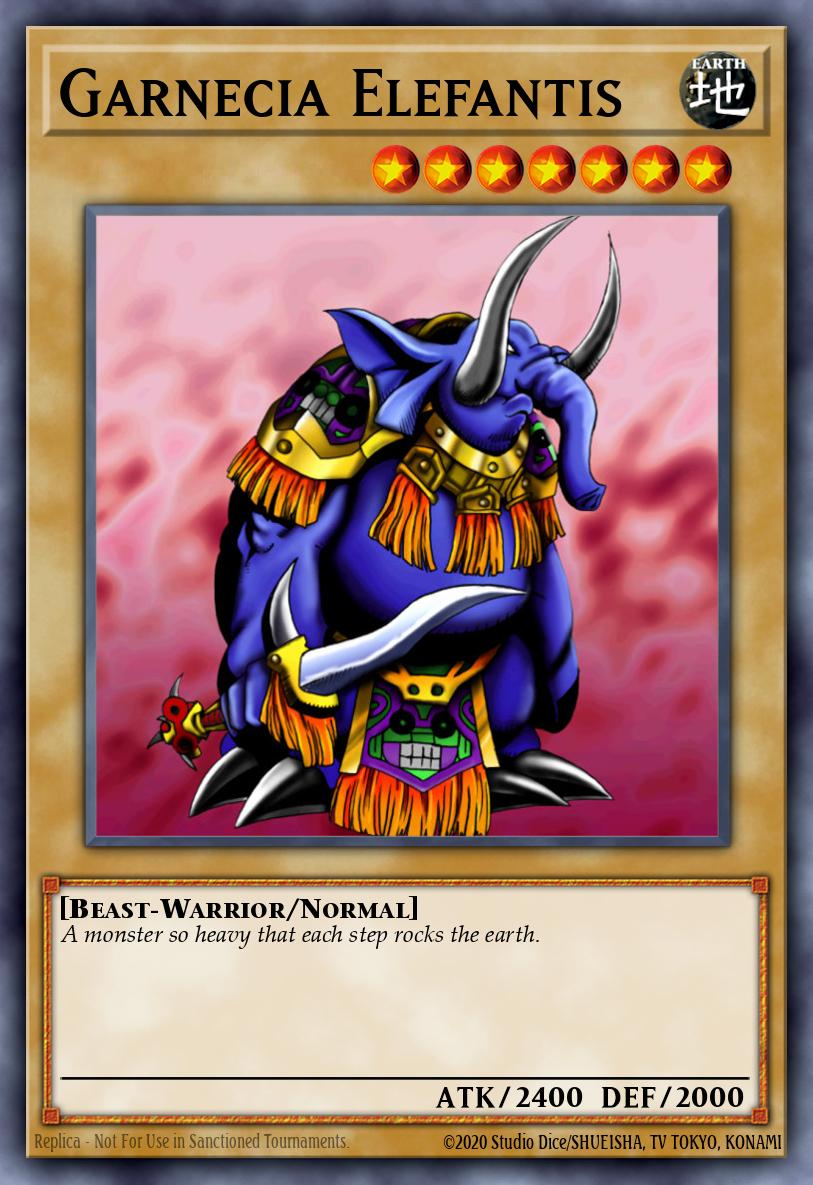 Garnecia Elefantis Yu-Gi-Oh card