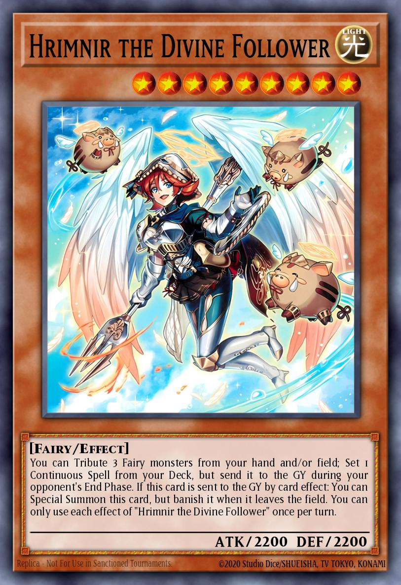 Hrimnir the Divine Follower Yu-Gi-Oh card