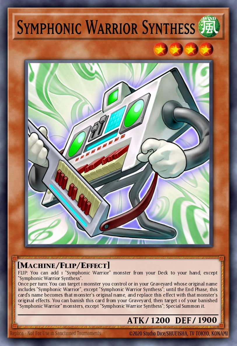 Symphonic Warrior Synthess Yu-Gi-Oh card