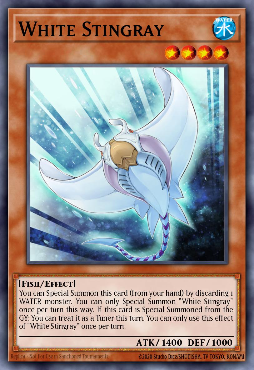 White Stingray Yu-Gi-Oh card