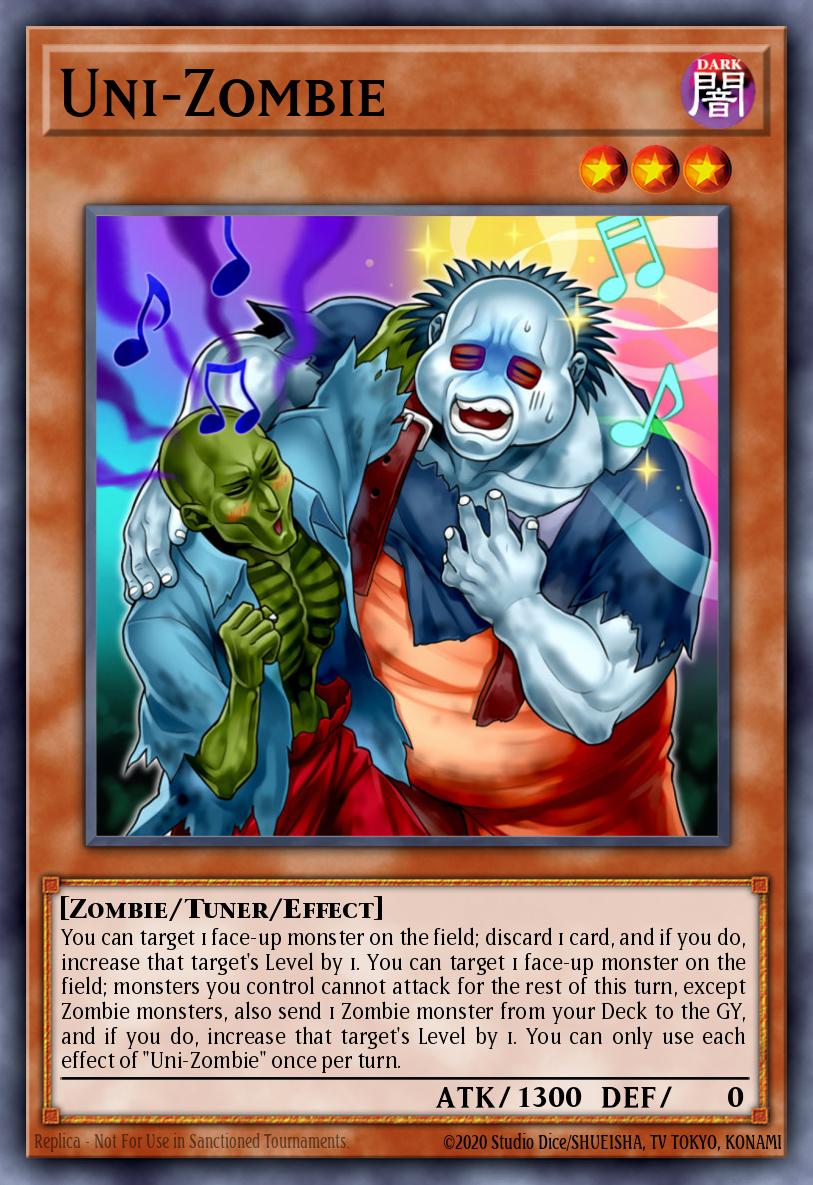 Uni-Zombie Yu-Gi-Oh card