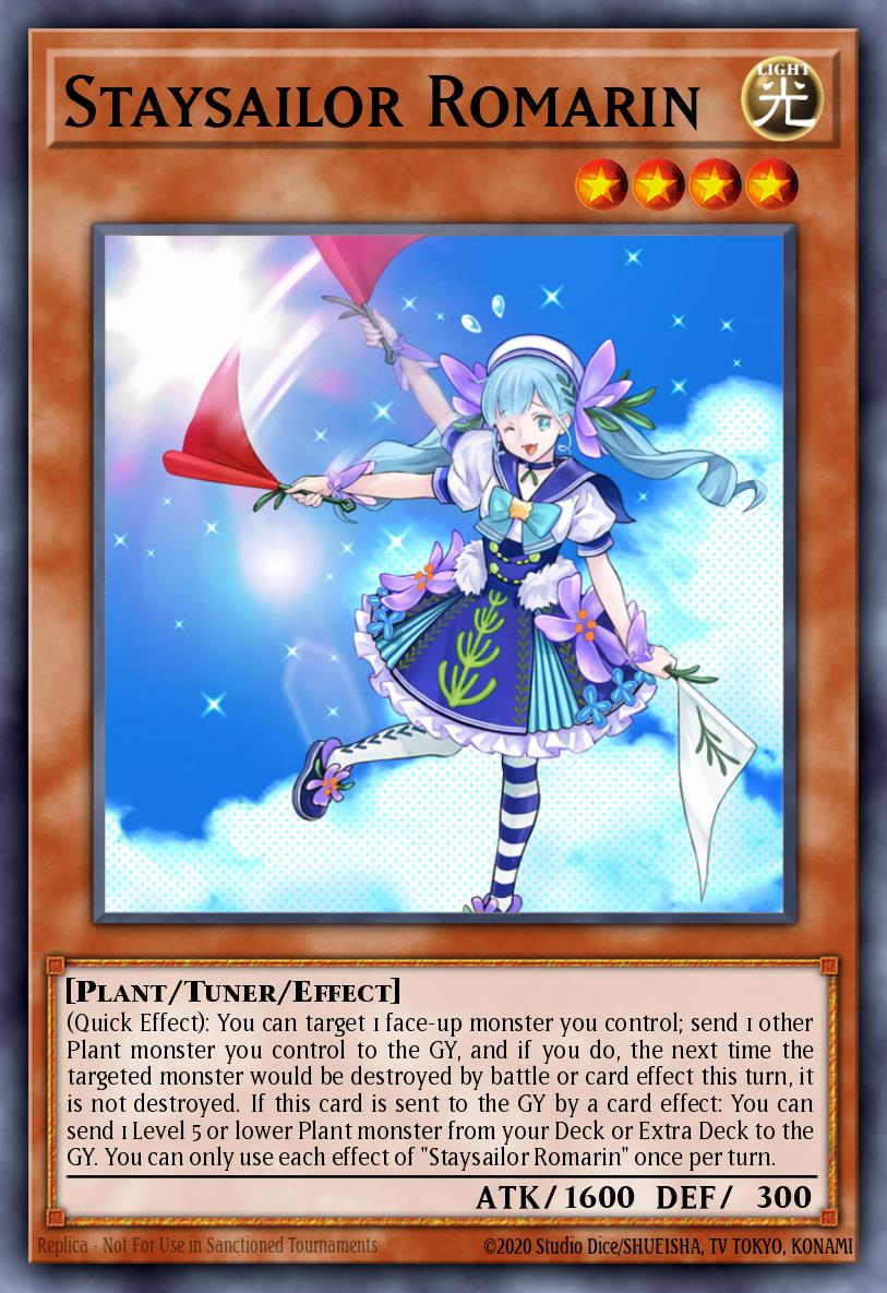 Staysailor Romarin Yu-Gi-Oh card