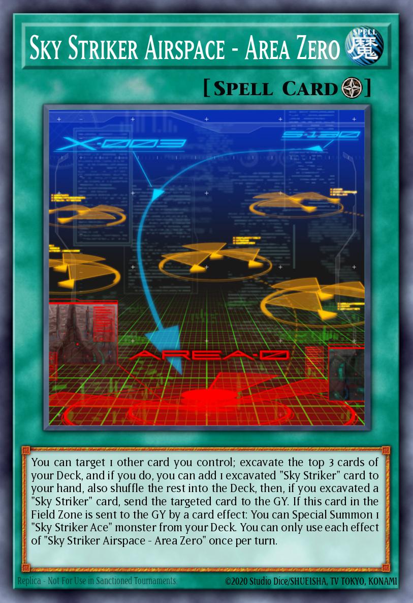 Sky Striker Airspace - Area Zero Yu-Gi-Oh card