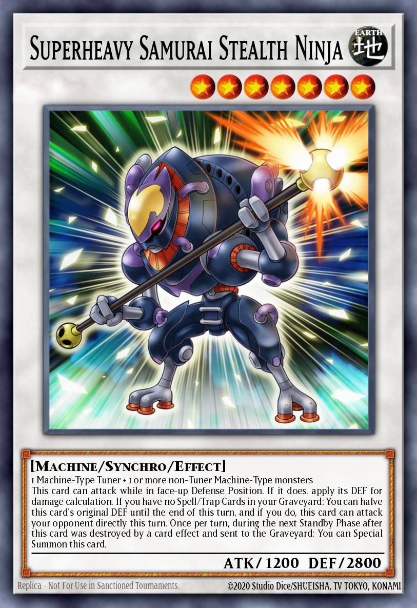 Superheavy Samurai Stealth Ninja Yu-Gi-Oh card