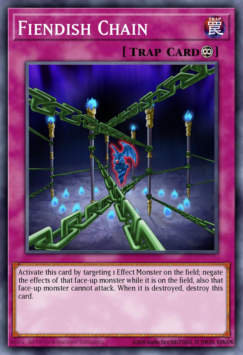 Fiendish Chain Yu-Gi-Oh card