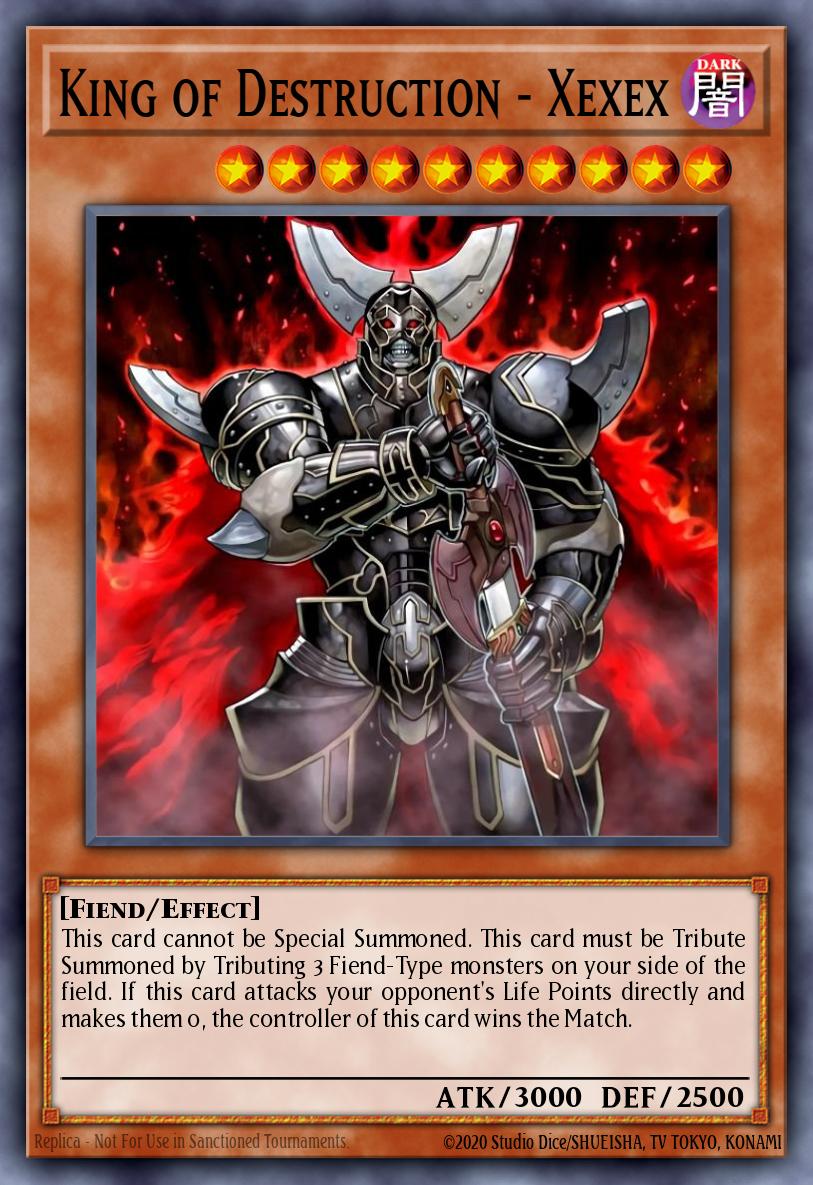 King of Destruction - Xexex Yu-Gi-Oh card