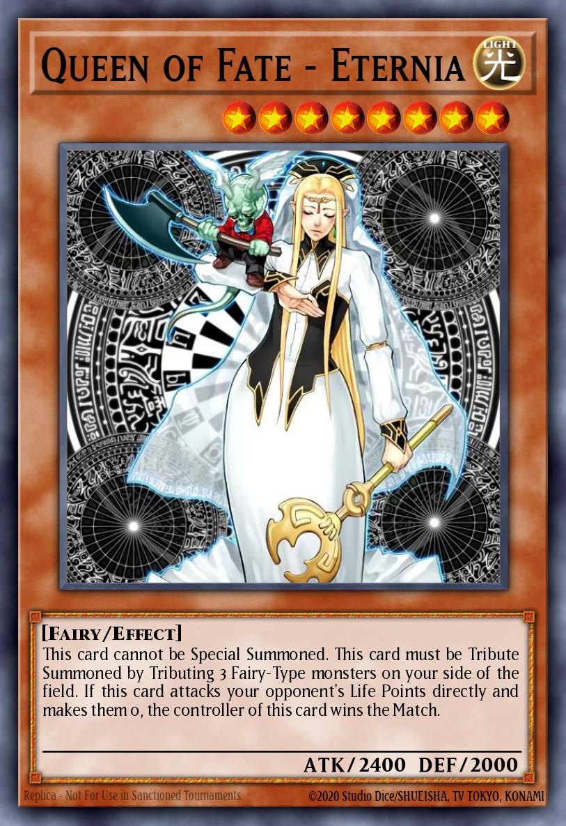 Queen of Fate - Eternia Yu-Gi-Oh card