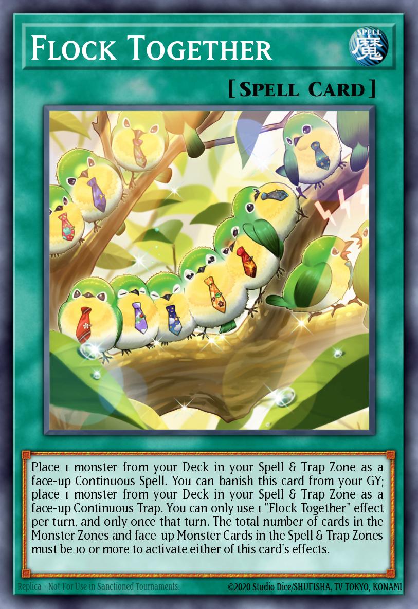 Flock Together Yu-Gi-Oh card