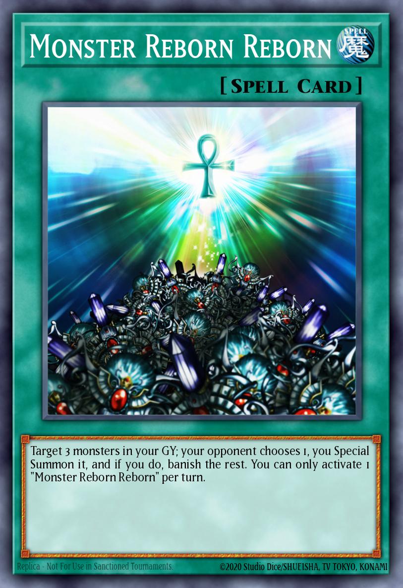 Monster Reborn Reborn Yu-Gi-Oh card