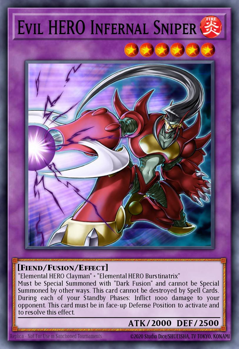 Evil HERO Infernal Sniper Yu-Gi-Oh card