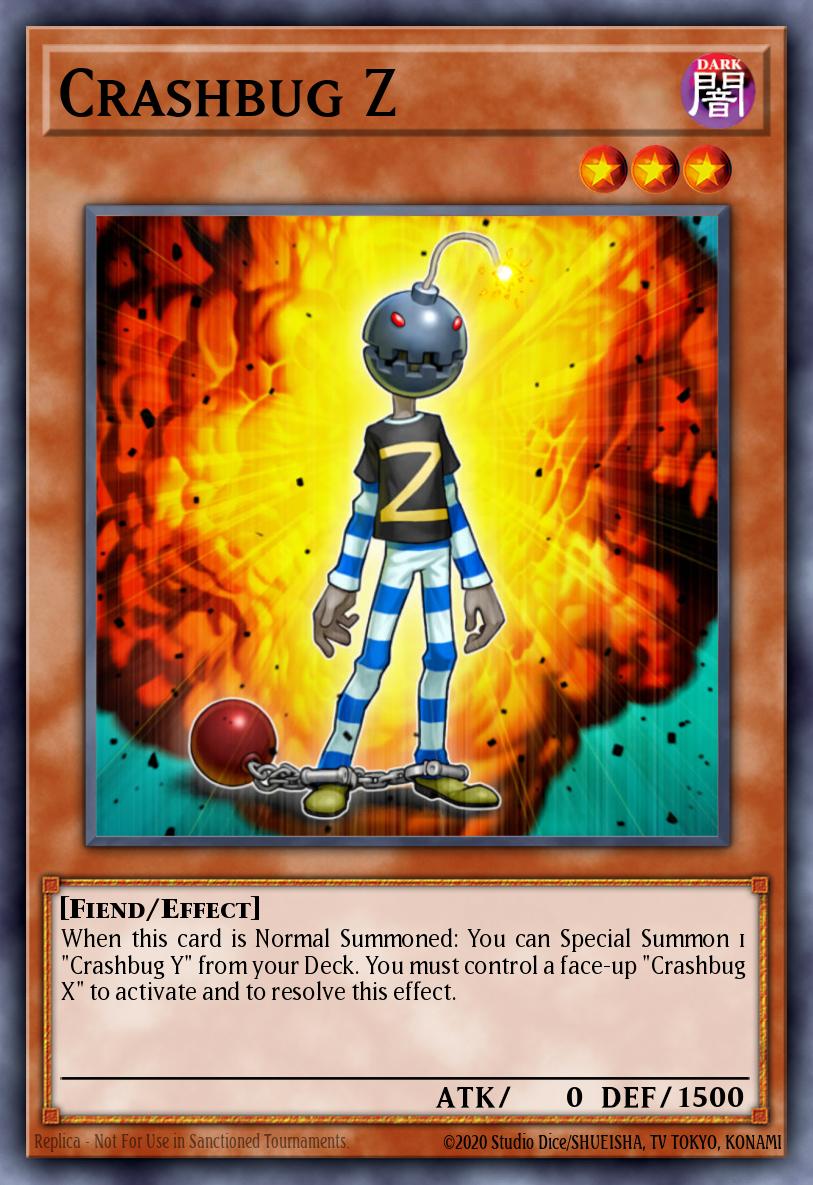 Crashbug Z Yu-Gi-Oh card