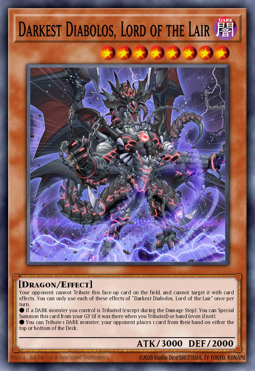 Darkest Diabolos, Lord of the Lair Yu-Gi-Oh card