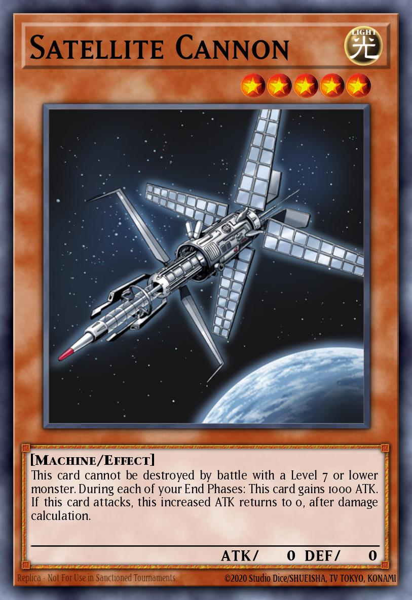 Satellite Cannon Yu-Gi-Oh card