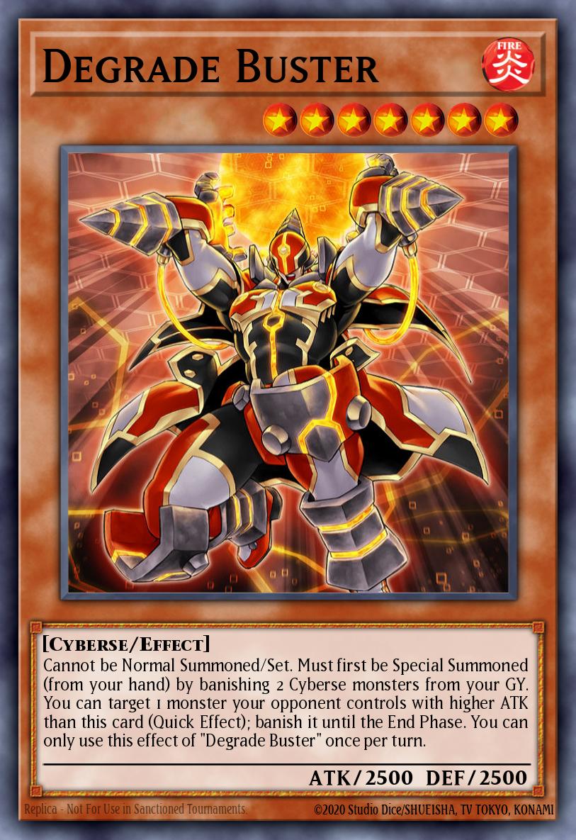 Degrade Buster Yu-Gi-Oh card