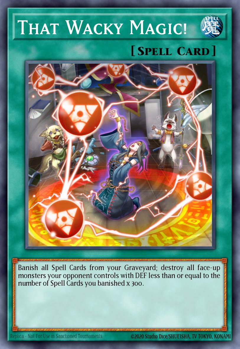 That Wacky Magic! Yu-Gi-Oh card