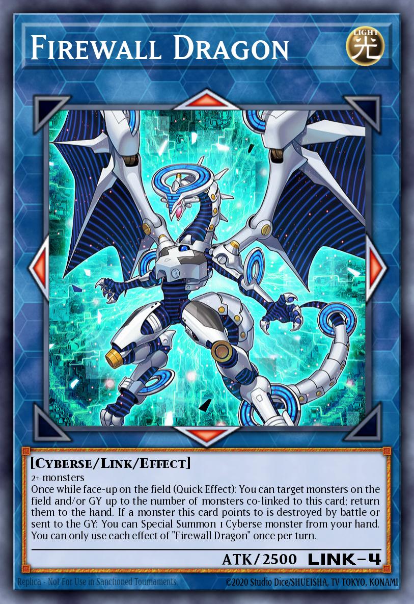 Firewall Dragon Yu-Gi-Oh card