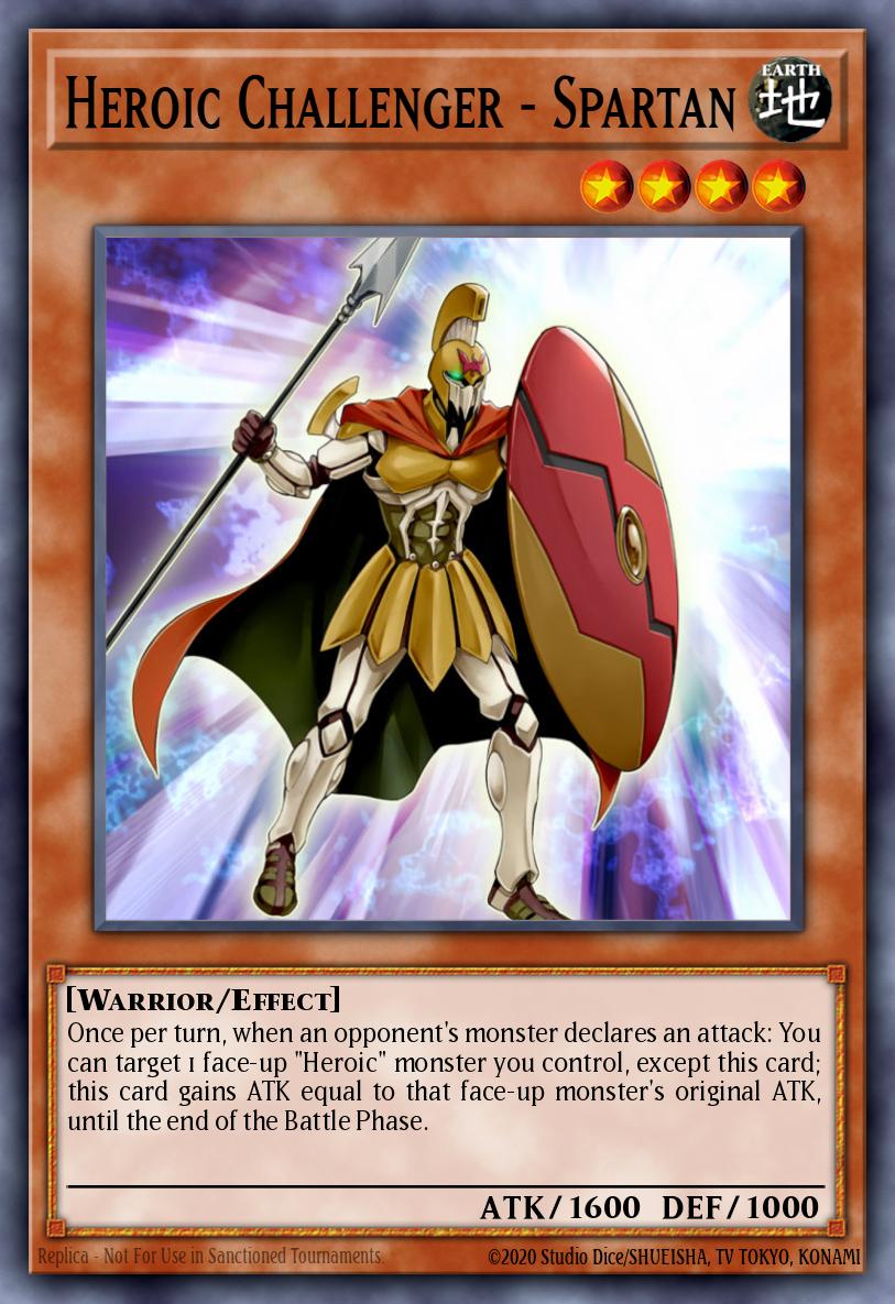 Heroic Challenger - Spartan Yu-Gi-Oh card