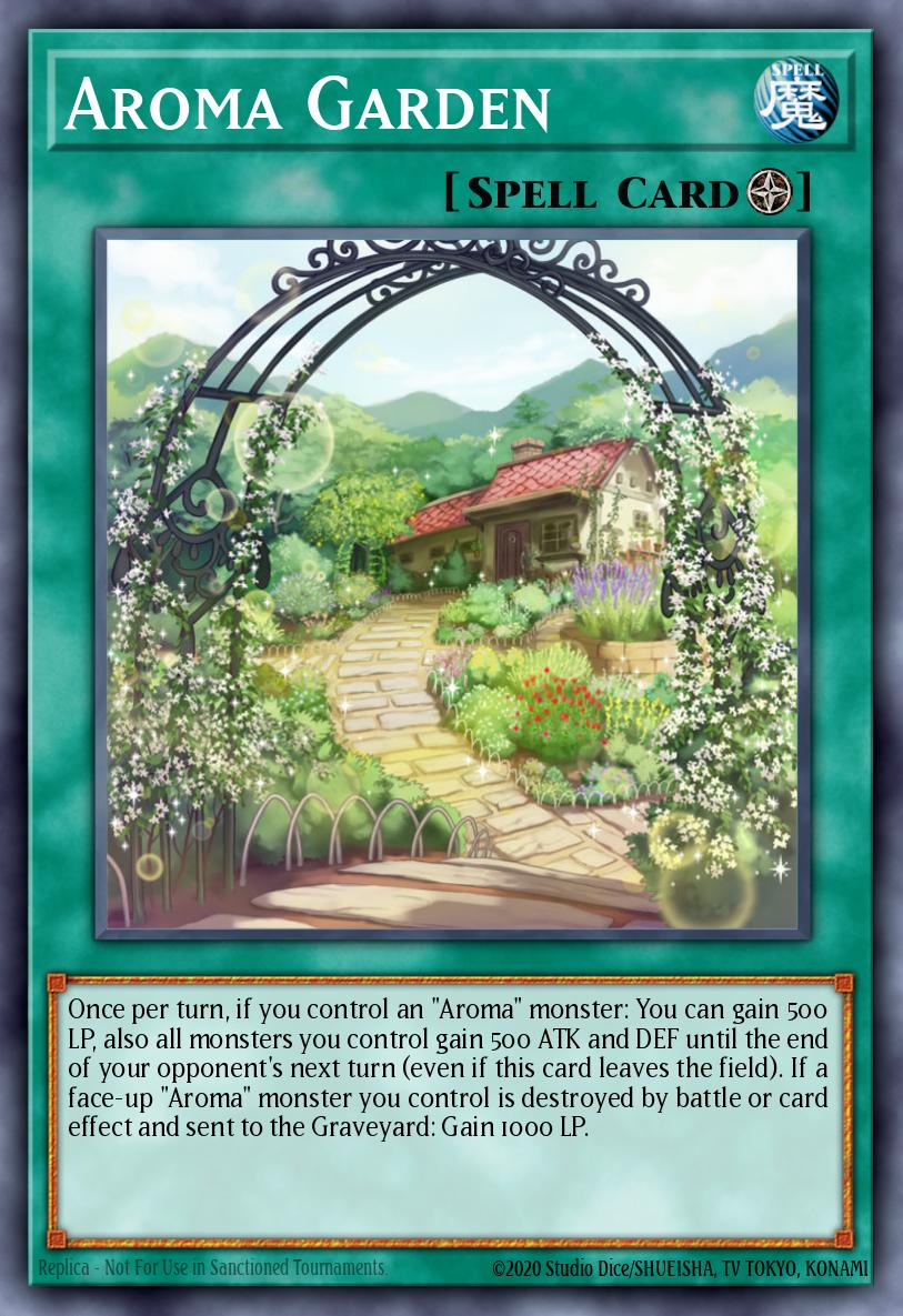 Aroma Garden Yu-Gi-Oh card