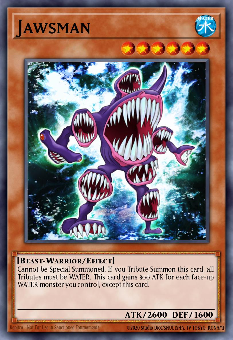 Jawsman Yu-Gi-Oh card