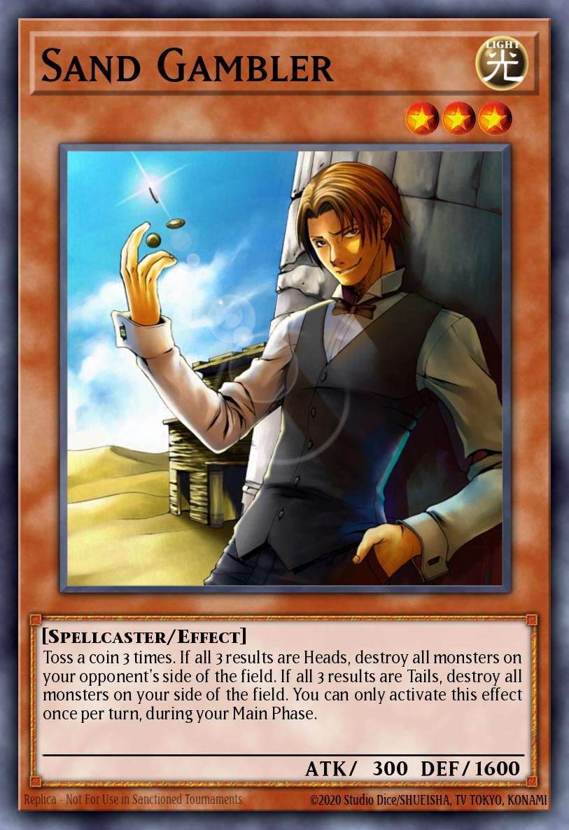 Sand Gambler Yu-Gi-Oh card