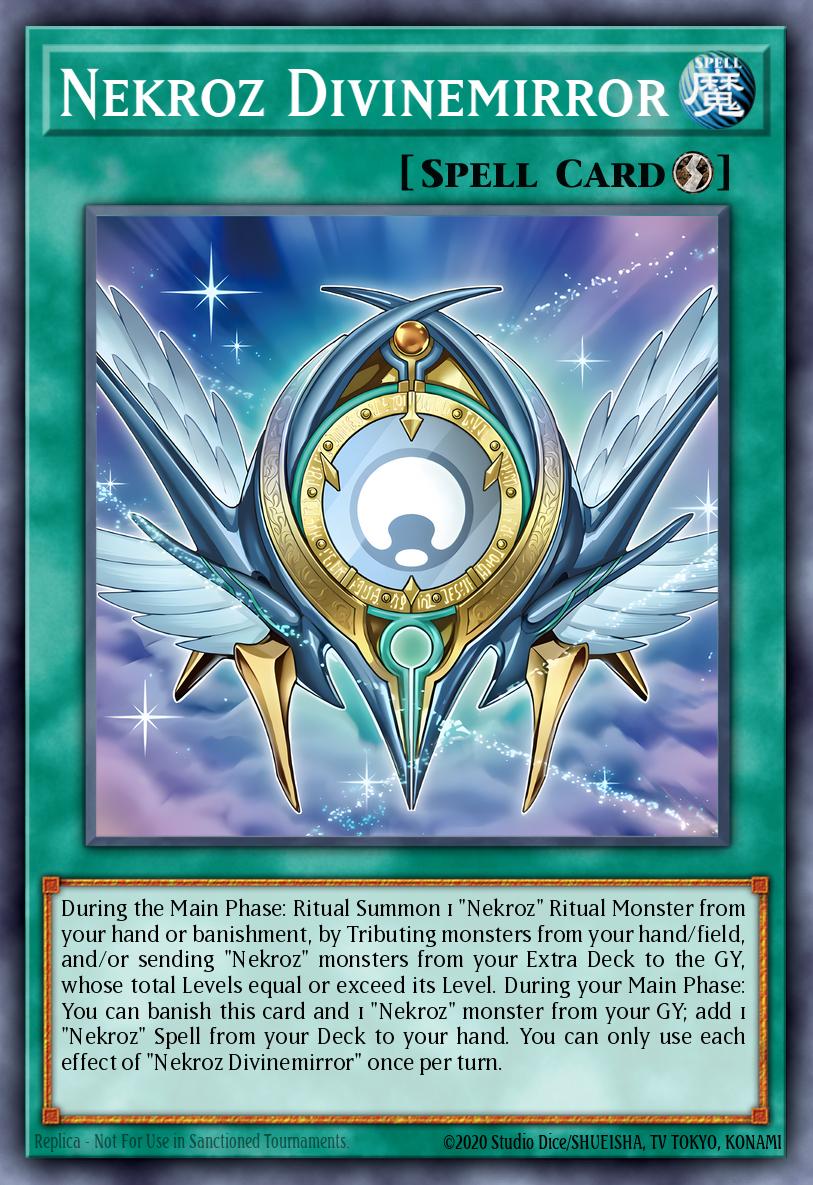 Nekroz Divinemirror Yu-Gi-Oh card