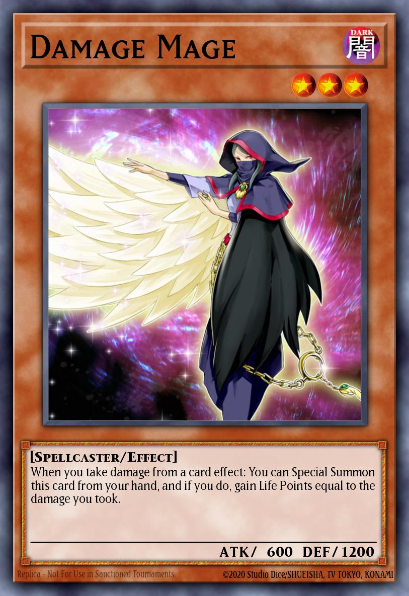 Damage Mage Yu-Gi-Oh card