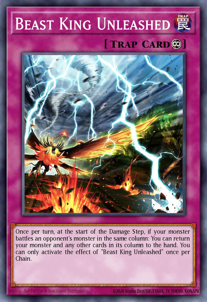 Beast King Unleashed Yu-Gi-Oh card