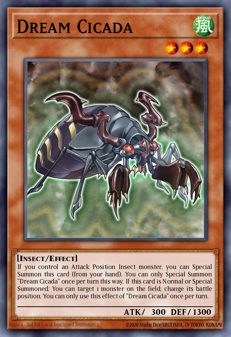 Dream Cicada Yu-Gi-Oh card