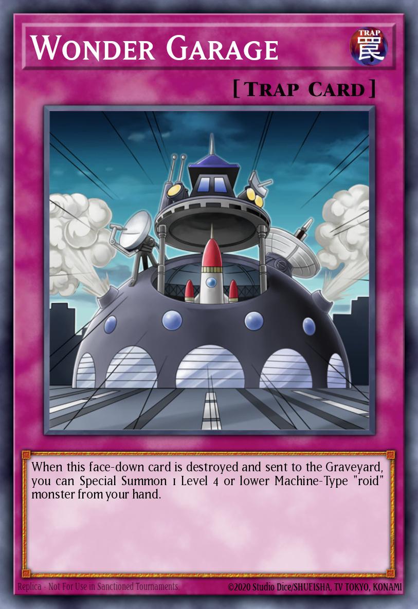 Wonder Garage Yu-Gi-Oh card