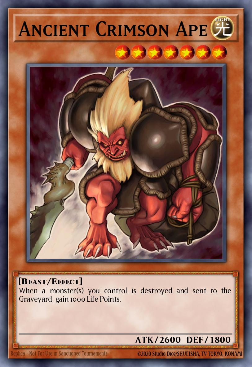 Ancient Crimson Ape Yu-Gi-Oh card