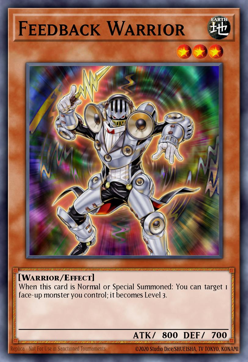 Feedback Warrior Yu-Gi-Oh card