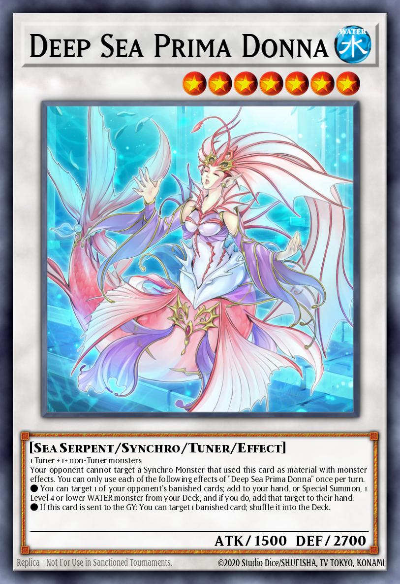 Deep Sea Prima Donna Yu-Gi-Oh card