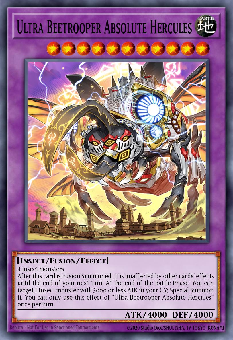 Ultra Beetrooper Absolute Hercules Yu-Gi-Oh card
