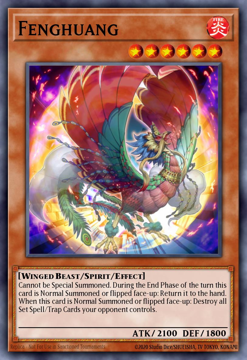 Fenghuang Yu-Gi-Oh card