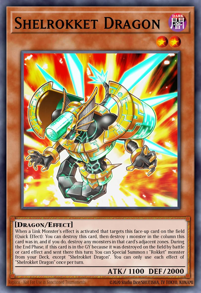 Shelrokket Dragon Yu-Gi-Oh card