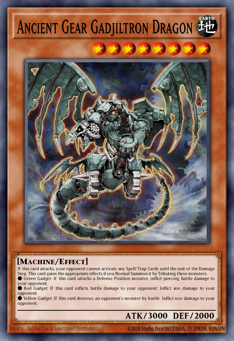 Ancient Gear Gadjiltron Dragon Yu-Gi-Oh card