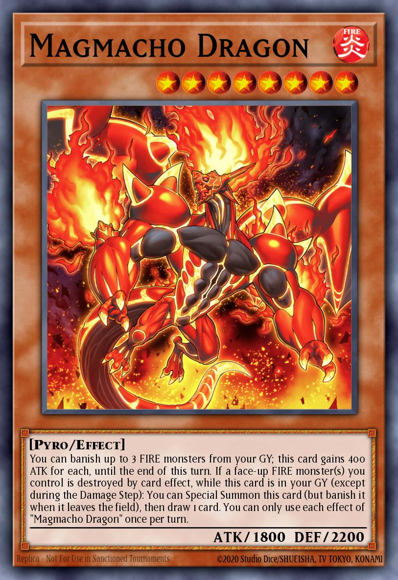 Magmacho Dragon Yu-Gi-Oh card