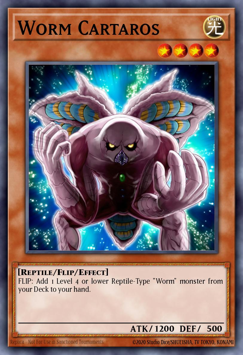 Worm Cartaros Yu-Gi-Oh card