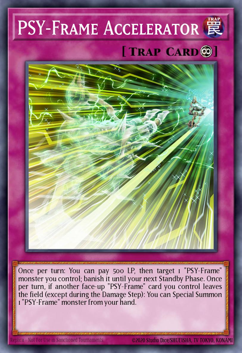 PSY-Frame Accelerator Yu-Gi-Oh card