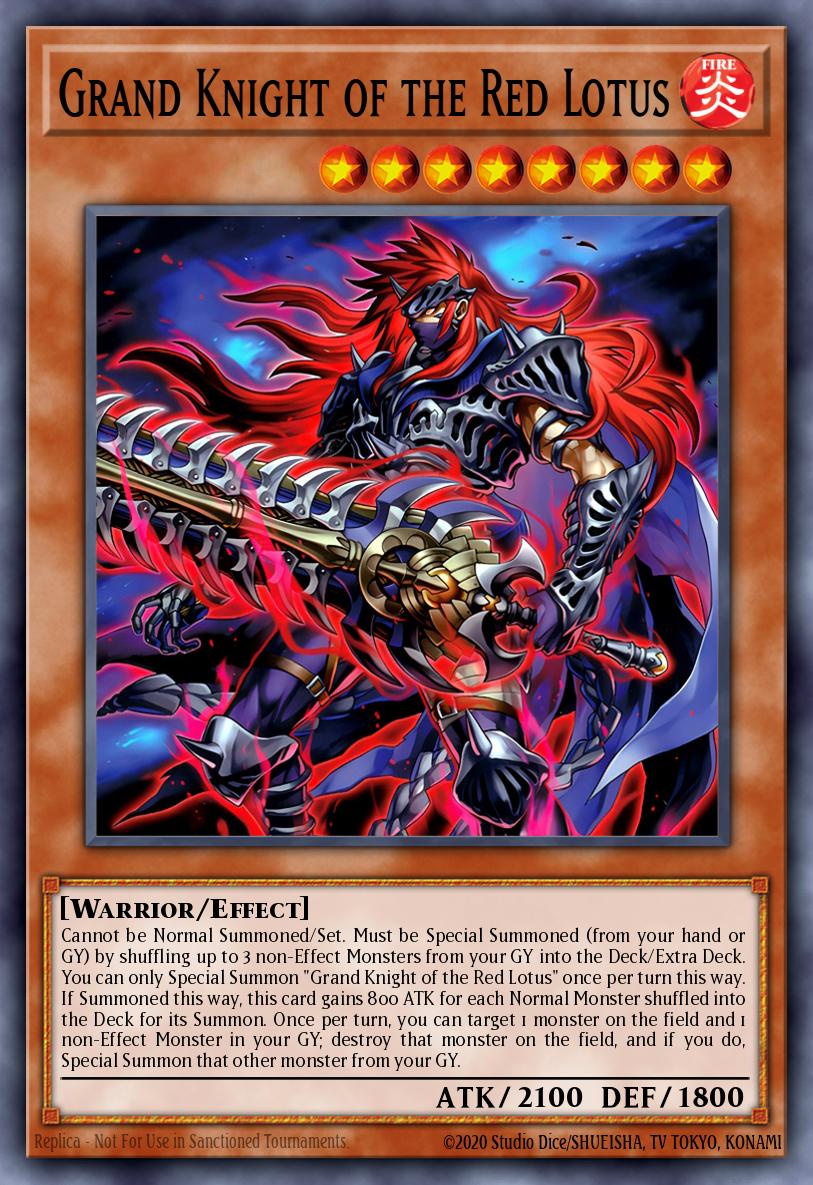 Grand Knight of the Red Lotus Yu-Gi-Oh card